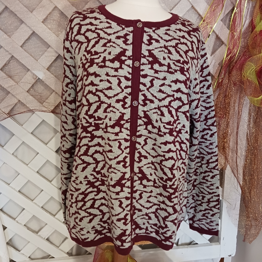 Denim & Company women's cardigan sweater size extra large. NWOT